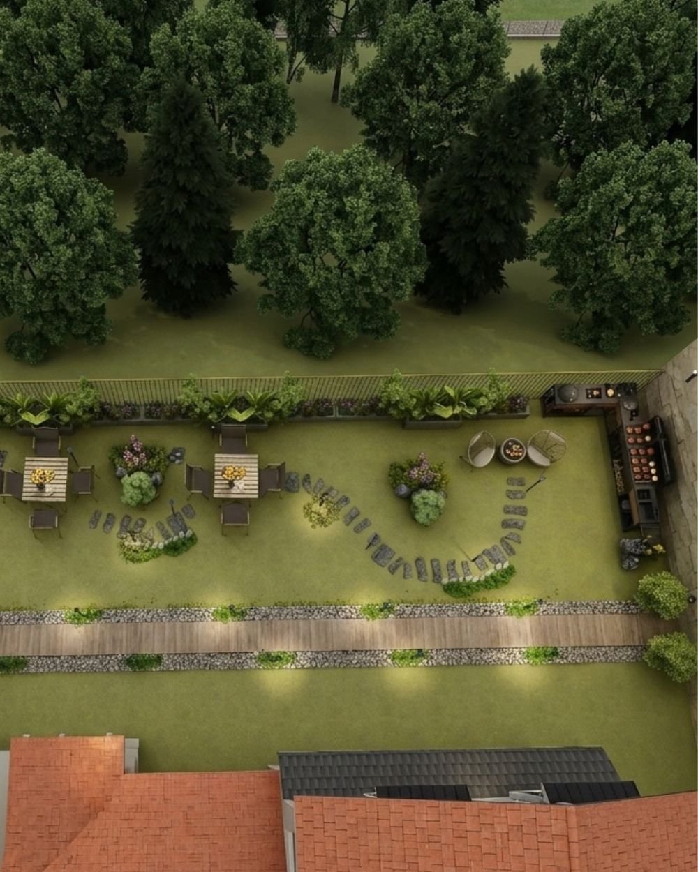 Garden area